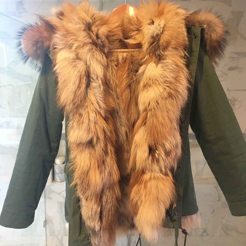 Fur lined parka Poppy London like Mr Mrs Italy
